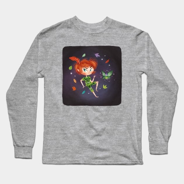 Woodland fairy. Long Sleeve T-Shirt by Geeksarecool